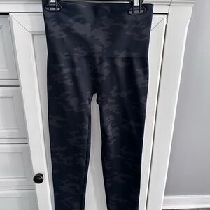 SPANX Black Camo Leggings